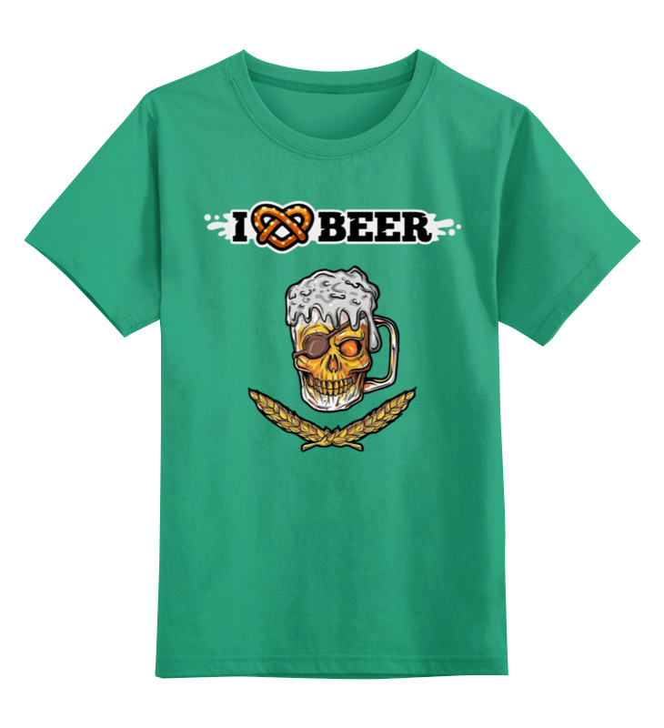 Printio Детская футболка классическая унисекс Я люблю пиво