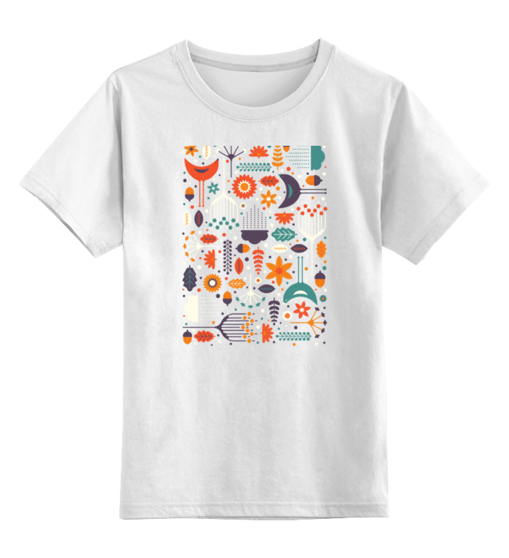 Printio Детская футболка классическая унисекс Флора и фауна