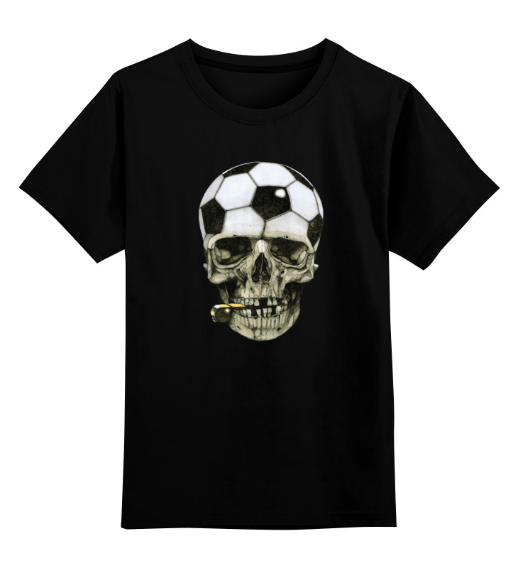 Printio Детская футболка классическая унисекс Футбольный череп printio детская футболка классическая унисекс футбольный мяч