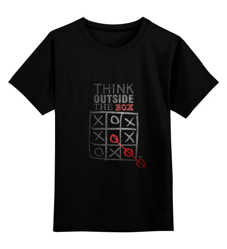 цена Printio Детская футболка классическая унисекс Think outside the box