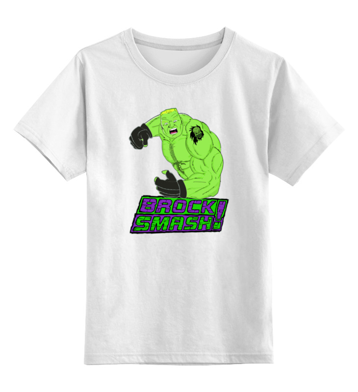 Printio Детская футболка классическая унисекс Brock smash! цена и фото