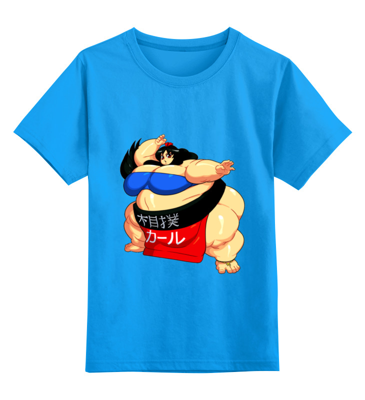 цена Printio Детская футболка классическая унисекс Sumo girl