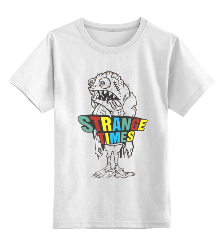 цена Printio Детская футболка классическая унисекс Strange times goon tothestars