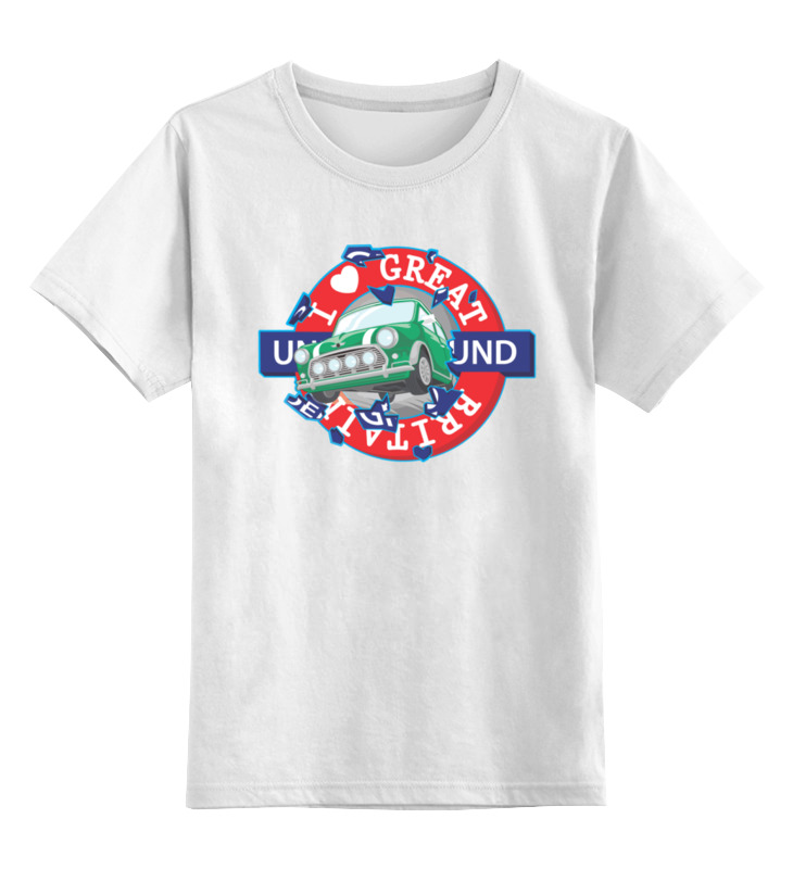 Printio Детская футболка классическая унисекс I ❤ great britain