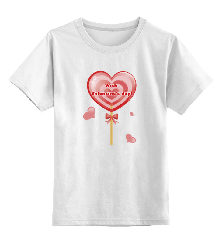 Printio Детская футболка классическая унисекс happy valentine's day!