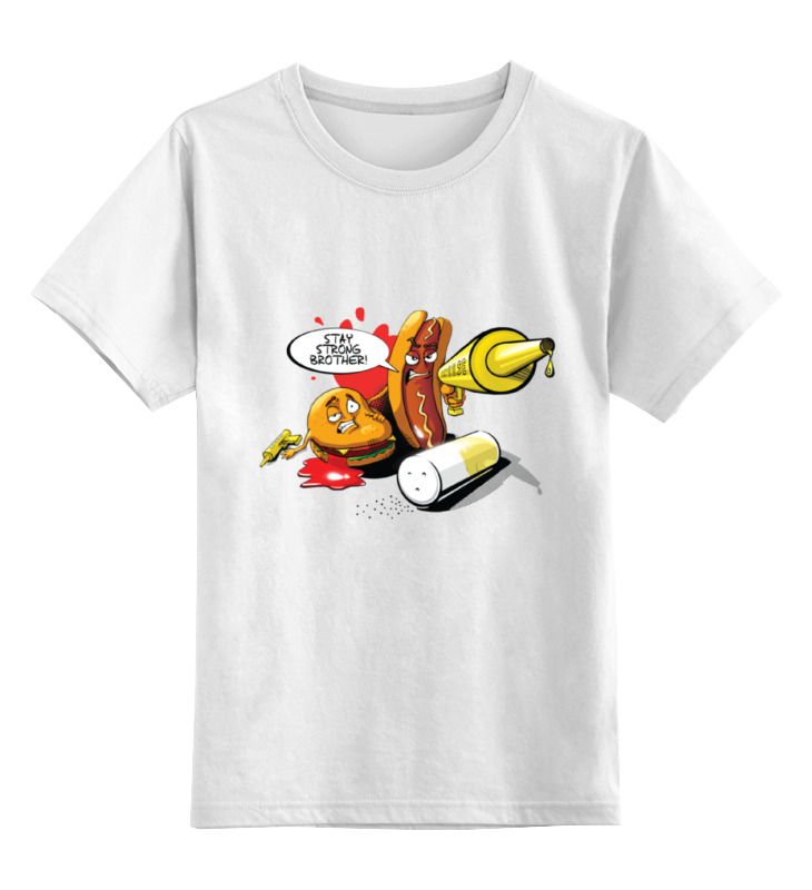 Printio Детская футболка классическая унисекс Gang food