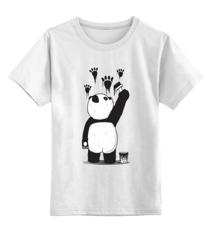 printio детская футболка классическая унисекс панда вандал Printio Детская футболка классическая унисекс Панда вандал