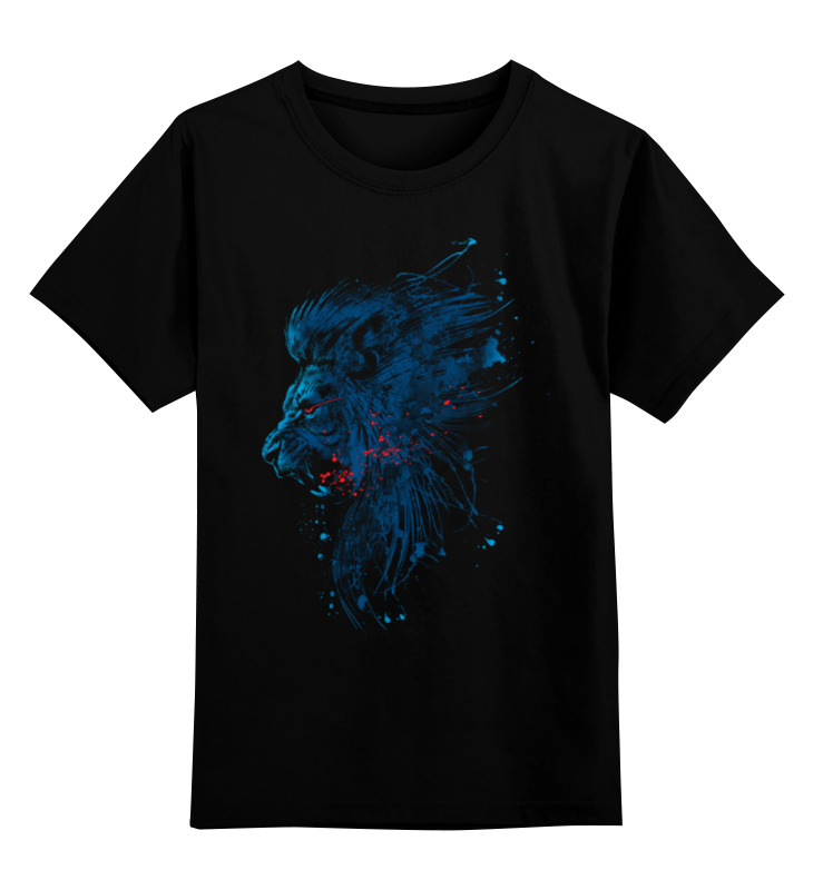 Printio Детская футболка классическая унисекс Абстрактный лев