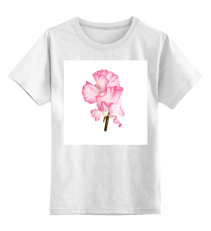 Printio Детская футболка классическая унисекс Ботаническая иллюстрация цветок душистый горошек