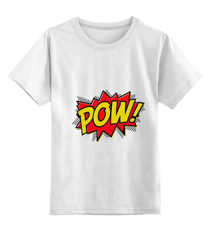 Printio Детская футболка классическая унисекс Pooow!