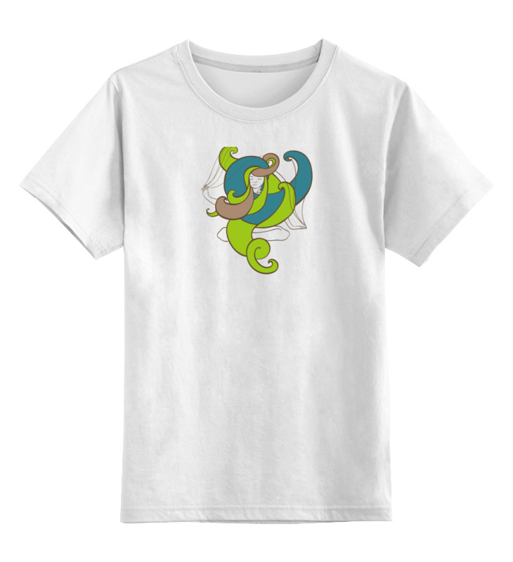 Printio Детская футболка классическая унисекс Йога девушка детская футболка девушка в абстракции 104 белый