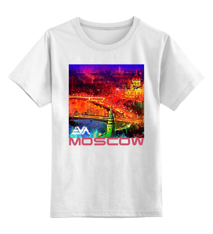 Printio Детская футболка классическая унисекс Moscow love