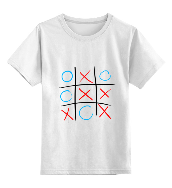 Printio Детская футболка классическая унисекс Крестики-нолики игра логическая крестики нолики 7068 35 30см b1687208
