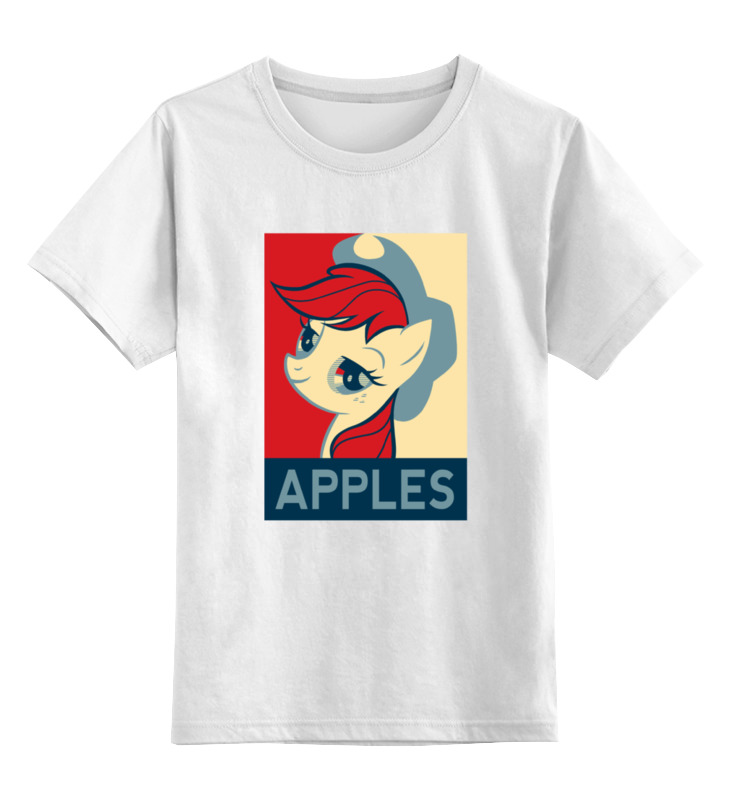Printio Детская футболка классическая унисекс Пони apples printio свитшот унисекс хлопковый пони apples