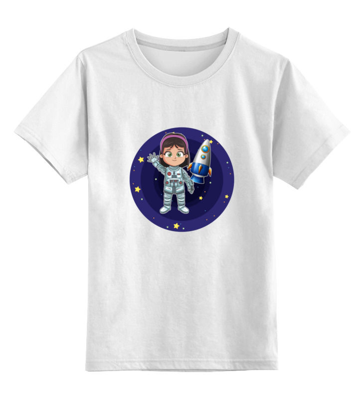 Printio Детская футболка классическая унисекс Космонавт printio детская футболка классическая унисекс енот космонавт