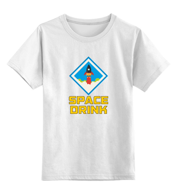 Printio Детская футболка классическая унисекс Space drink
