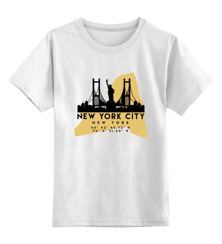 Printio Детская футболка классическая унисекс Сша (нью-йорк) printio шапка классическая унисекс сша нью йорк