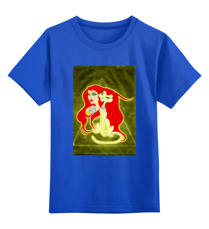 Printio Детская футболка классическая унисекс Бастет-богиня любви printio толстовка wearcraft premium унисекс бастет богиня любви