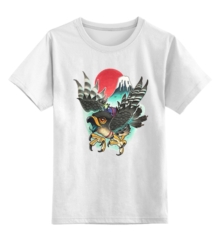 Printio Детская футболка классическая унисекс Орёл в горах