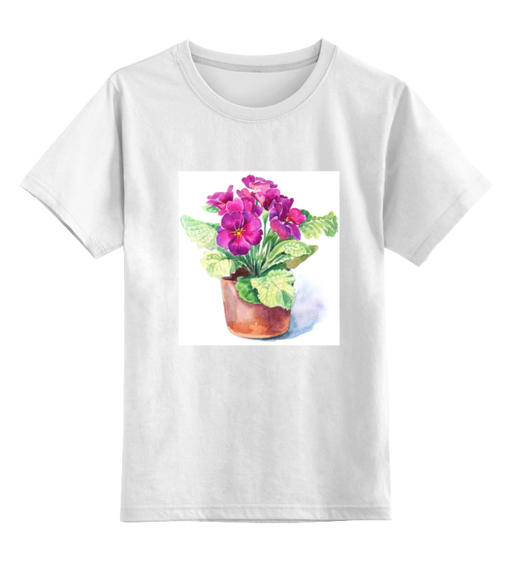 printio детская футболка классическая унисекс лиловые цветы Printio Детская футболка классическая унисекс Цветы