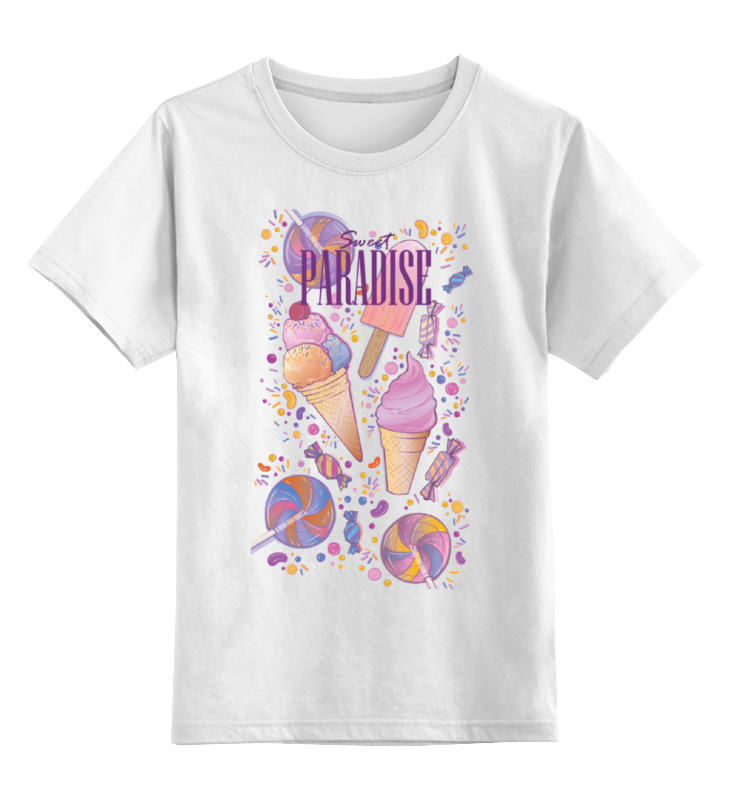 Printio Детская футболка классическая унисекс Sweet paradise printio свитшот унисекс хлопковый sweet paradise