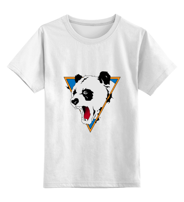 Printio Детская футболка классическая унисекс Злая панда чехол mypads злая панда для motorola moto x30 pro задняя панель накладка бампер