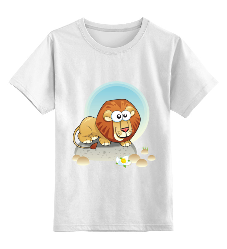 Printio Детская футболка классическая унисекс Львёнок львёнок