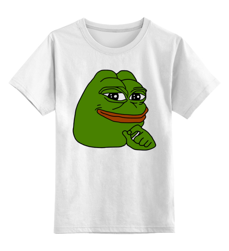 цена Printio Детская футболка классическая унисекс Лягушонок пепе