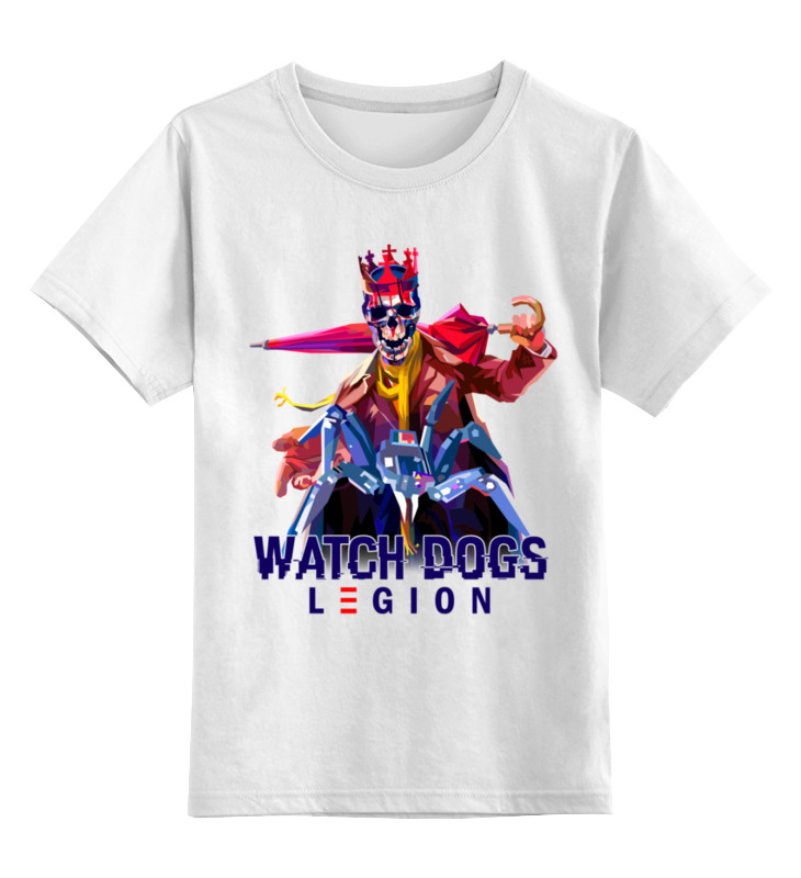 printio детская футболка классическая унисекс watch dogs legion Printio Детская футболка классическая унисекс ✪watch dogs legion✪