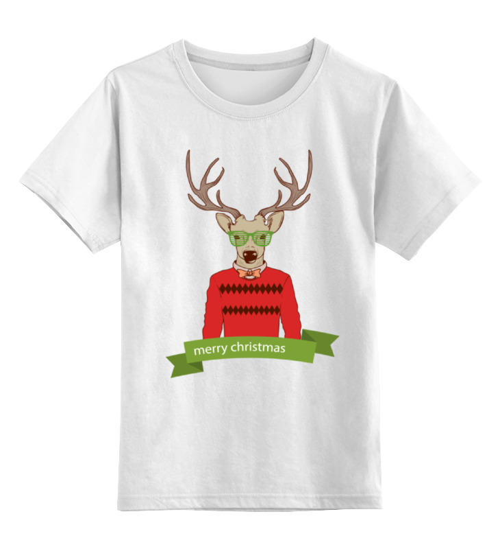 Printio Детская футболка классическая унисекс Christmas deer
