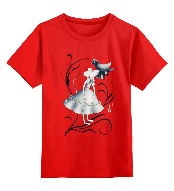 Printio Детская футболка классическая унисекс Милая мышка мужская футболка единорог бодрое утро s красный