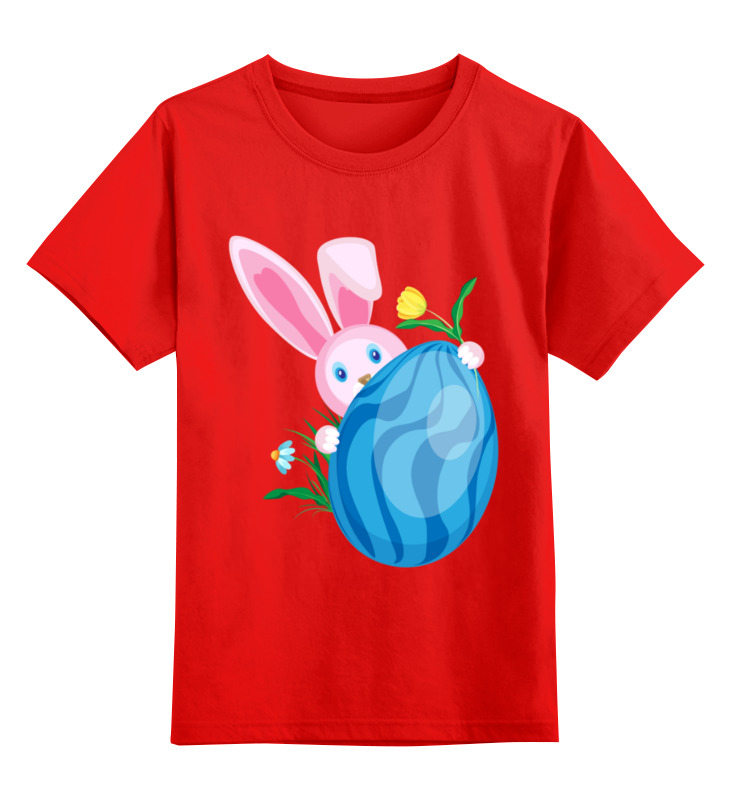 Printio Детская футболка классическая унисекс Кролик и яйцо мужская футболка кролик протосс xl красный