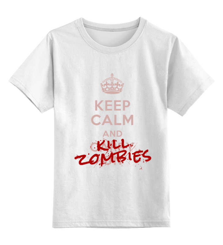 Printio Детская футболка классическая унисекс Kill zombies printio сумка kill zombies