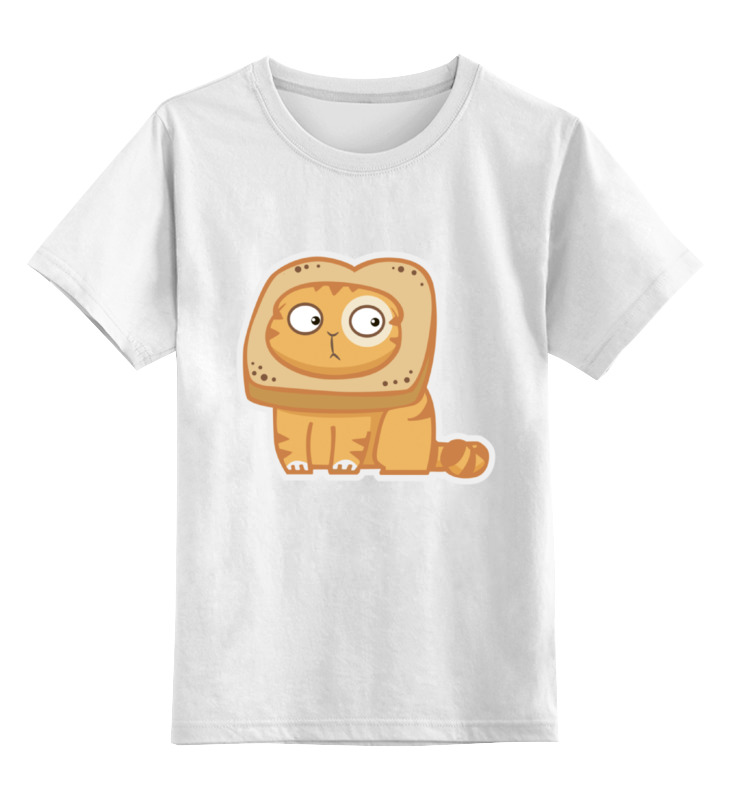 Printio Детская футболка классическая унисекс Кот персик