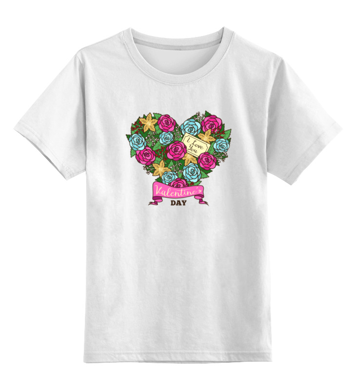 Printio Детская футболка классическая унисекс Сердечко из роз