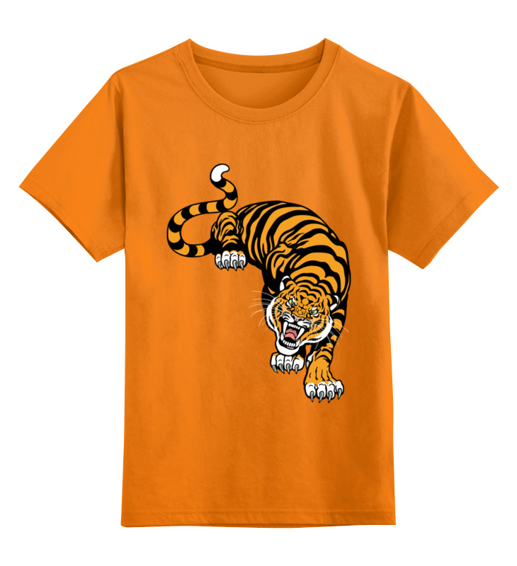 Printio Детская футболка классическая унисекс Свирепый тигр