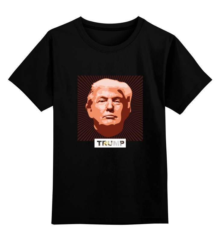 Printio Детская футболка классическая унисекс Президент дональд трамп