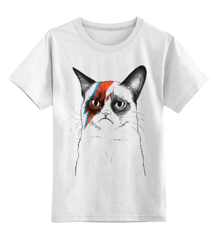 Printio Детская футболка классическая унисекс Кот пессимист printio детская футболка классическая унисекс кот пессимист