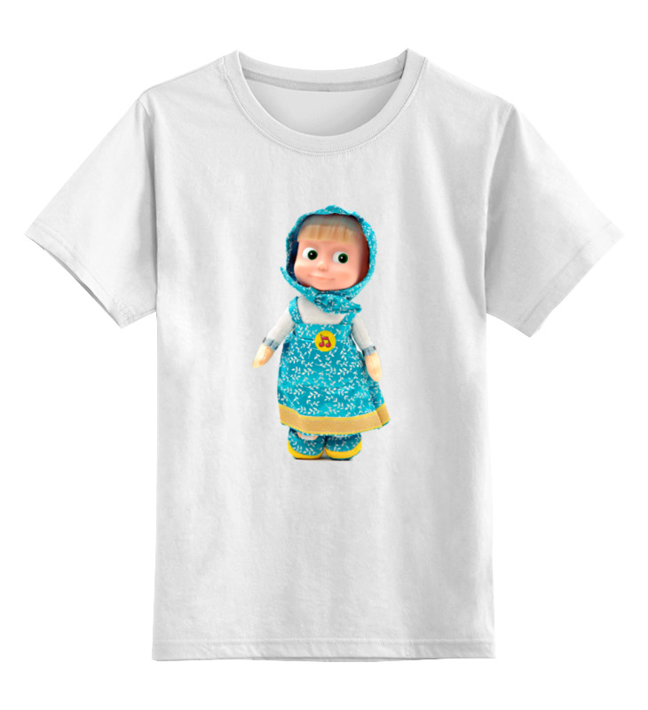 Printio Детская футболка классическая унисекс Кукла маша из мульта. смешная озорная. .