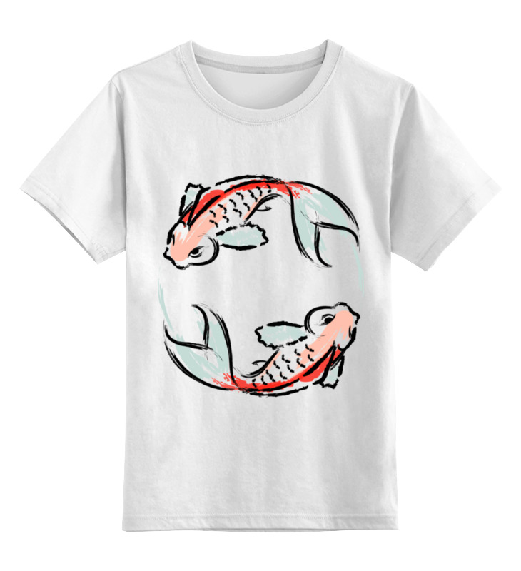 Printio Детская футболка классическая унисекс Знак зодиака рыбы женская футболка корги с кругом s белый