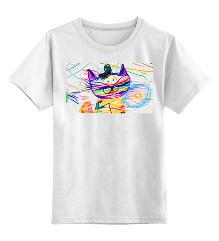 Printio Детская футболка классическая унисекс Кот муркот чехол mypads кот в шляпе для realme x50 pro задняя панель накладка бампер