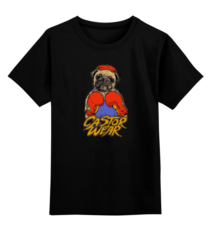 printio детская футболка классическая унисекс пёс боксёр Printio Детская футболка классическая унисекс Пёс боксёр
