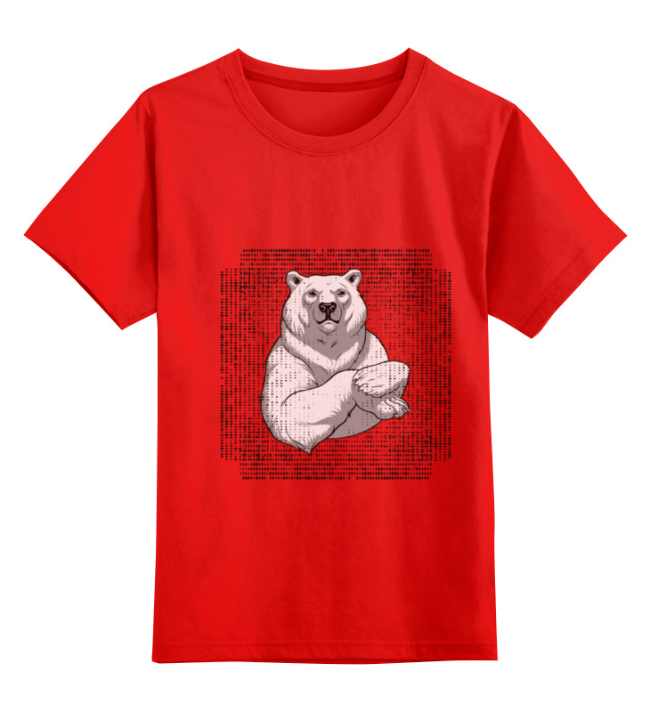 Printio Детская футболка классическая унисекс Polar bear детская футболка малыш медведь 164 красный