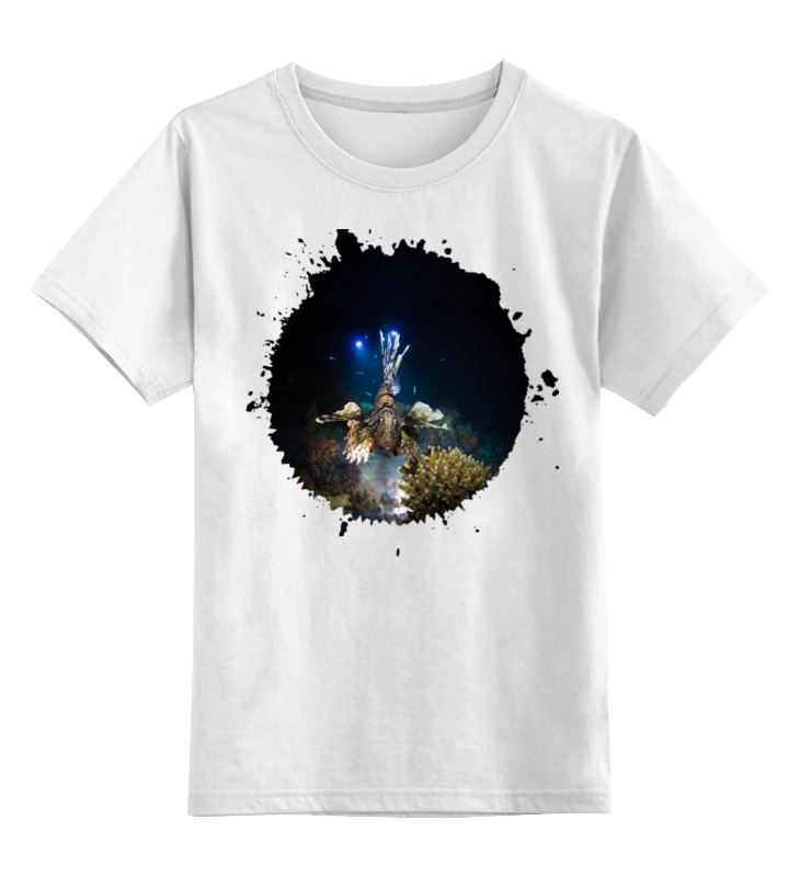 Printio Детская футболка классическая унисекс Рыба крылатка printio футболка классическая рыба крылатка