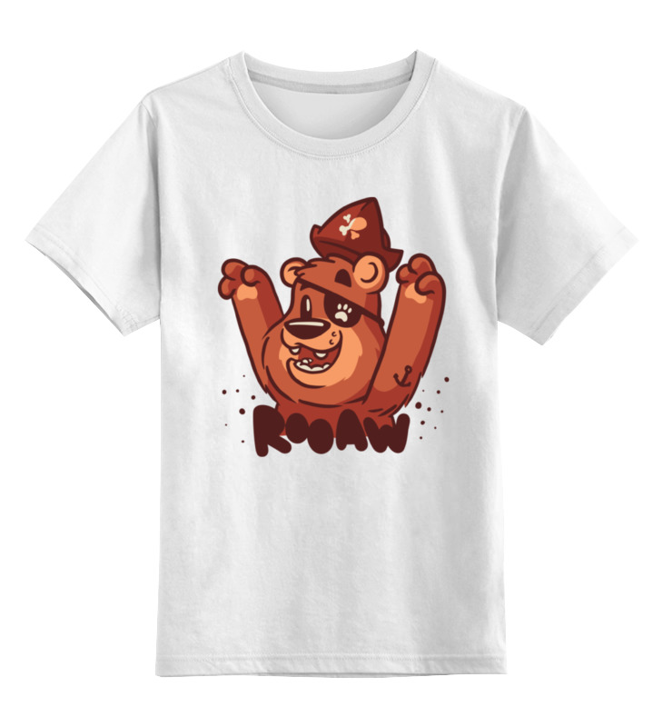 Printio Детская футболка классическая унисекс Мишка пират цена и фото