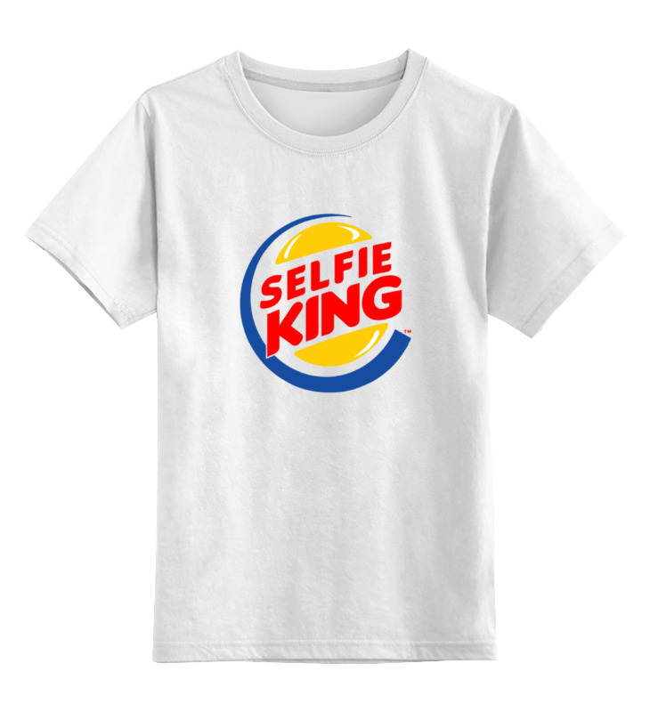 Printio Детская футболка классическая унисекс Король селфи (selfie king)