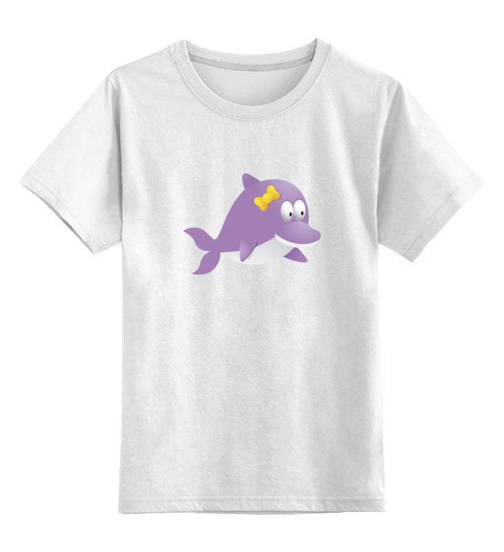 Printio Детская футболка классическая унисекс Дельфин printio детская футболка классическая унисекс дельфин в сердце