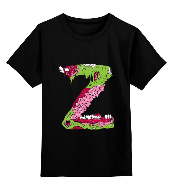 Printio Детская футболка классическая унисекс Z zombie