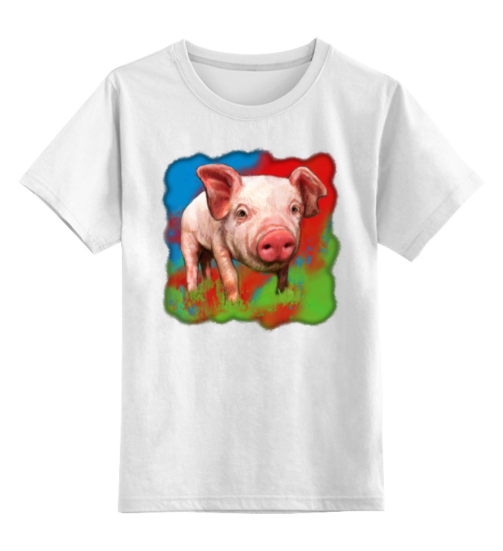 Printio Детская футболка классическая унисекс Симпатичный свин printio кружка симпатичный свин