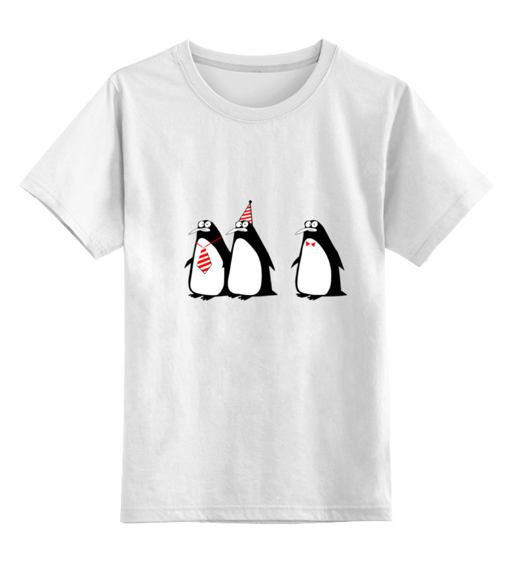 printio детская футболка классическая унисекс пингвины из мадагаскара Printio Детская футболка классическая унисекс Пингвины